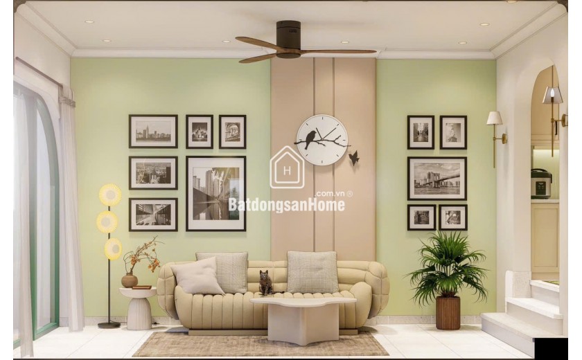 Bán nhà 2 tầng hẻm Quốc Tuấn – 3PN – full nội thất – 4,9 tỷ